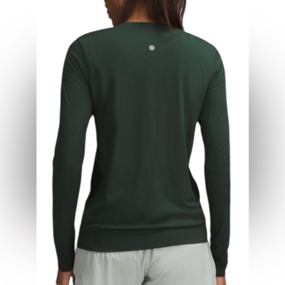 Lululemon Swiftly Relaxed Long Sleeve Tee Legacy Green Size 4 New - Picture 2 of 10